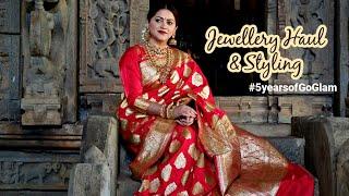 INDIAN JEWELLERY HAUL & STYLING | QUILLS AND SPILLS JEWELLERY HAUL| TEMPLE JEWELLERY| GoGlam