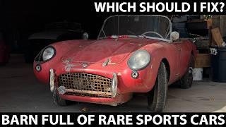 This Shed Was Full of Rare Abandoned Sports Cars