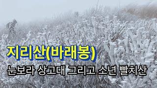 241221 / 지리산(바래봉) / 눈보라 상고대 그리고 소년 빨치산 / 용산주차장-바래봉삼거리-바래봉-바래봉삼거리-용산주차장