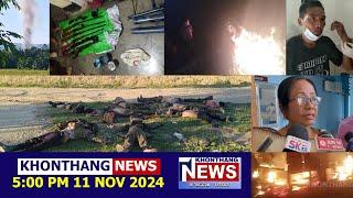 KHONTHANG NEWS | 5:00 PM MANIPURI NEWS | 11 NOV 2024