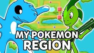 Over 150 Fake Pokémon, A Dark Type Gym, and MORE! My Fan Made Pokemon Region