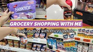 GROCERY SHOPPING WITH ME August 2024 with Price Update at Robinsons Supermarket Haul Vlog