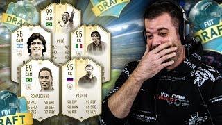 5 ICON DANS LA MEME DRAFT! - FIFA19