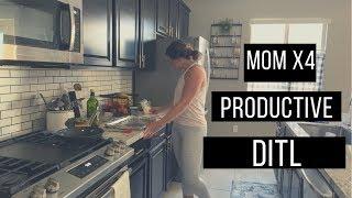 HOMESCHOOL MOM X4||PRODUCTIVE DITL||CLEANING + PACKING