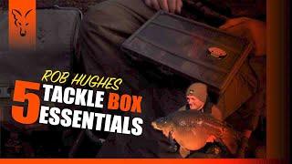 ***CARP FISHING TV*** Rob Hughes 5 Tackle Box Essentials