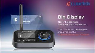 Cubetek CB-BT27 3 in 1 LCD Display V5.0 Bluetooth Transmitter Receiver - Unboxing & Setup