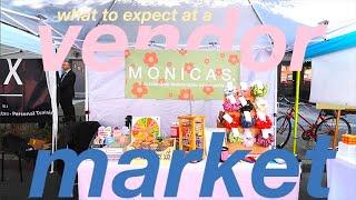 what to expect at a vendor market // arts & music festival craft fair, small business owner vlog