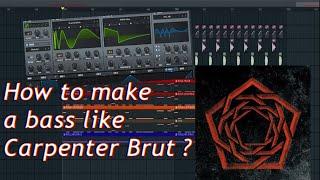 How To Make a Darksynth Bass Like Carpenter Brut ? - Part #1 : Layering