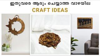 DIY Banana leaf craft ideas