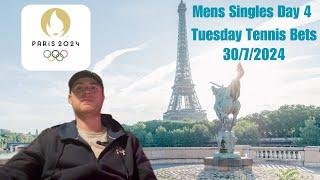 Tennis Picks 30/7/2024 - Paris Olympics Day 4