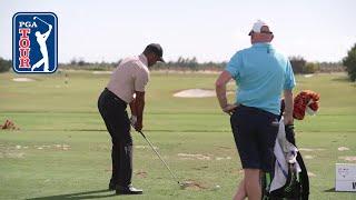 Tiger Woods' range session at Hero World Challenge