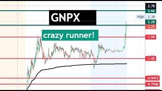 #GNPX  crazy runner still running afterhours! watch tomorrow again $GNPX