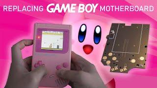 Repairing the Pink Gameboy! Motherboard Replacement IPS Screen