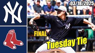 Yankees vs Red Sox [Innings 9th] Game Highlights (03/18/2025) | MLB Highlights 2025