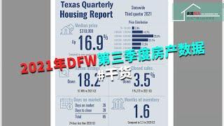 【#房产数据分享 #住宅投资物业买卖 #DFW房产数据】2021年DFW第三季度房产数据分享丨美国阳光