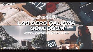 LGS DERS ÇALIŞMA GÜNLÜĞÜM || 430 SORU!!  sömestir tatili,dersler,kahve,deneme sınavı… #lgs2023