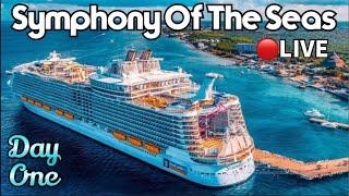 LIVE: Royal Caribbean SYMPHONY OF THE SEAS! Cruise Day 1: Setting Sail From Miami! #royalcaribbean