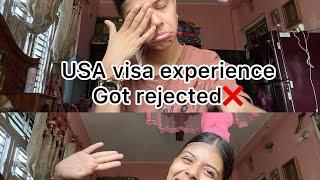 USA visa experience : first attemp got rejected ! I am crying