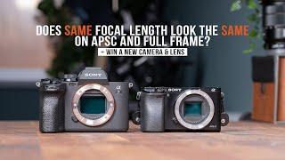 APSC vs Full Frame FOCAL LENGTH Comparison // Sony A6000 vs Sony A7IV (Sony 35mm vs 50mm F1.8 FE)