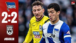 Hertha BSC - SSV Ulm | 2:2 | Highlights | 2. Bundesliga 2024 | hertha ulm