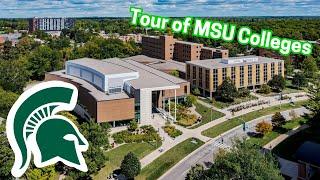 Tour of Michigan State University Colleges 2024 !