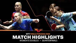 Matelova/Balazova vs Nagasaki/Kihara | WD QF | WTT Finals Fukuoka 2024