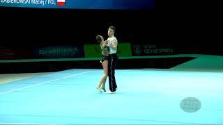 Poland (POL) - 2018 Acrobatic Worlds, Antwerpen (BEL) - Dynamic  Mixed Pair