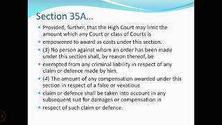 SECTION 35A, Section 35B Cost for Causing delay of Code of Civil Procedure,1908.