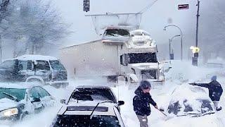 Currently!! Heavy snow causes chaos in Italy