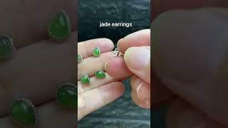 beautiful jade earring