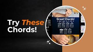 Try this great sounding chord progression with a relaxing vibe! Grab your guitar and play along!