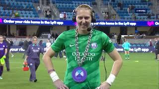 Anna Moorhouse's Post-Match Interview | Orlando Pride at Bay FC