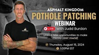 AK Pothole Patching Webinar with Judd Burdon