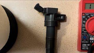 How to test an ignition coil, Diagnose a bad ignition coil. Ignition coil with multimeter, Misfire