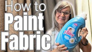 How To Paint Fabric Furniture The Easy Way