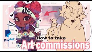 How to take art commissions  ( or how I personally do it)