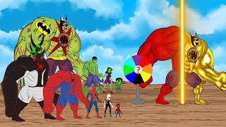 Evolution of GIANT Hulk vs Evolution of Spider-Man: What is an Energy Transformation?- FUNNY CARTOON