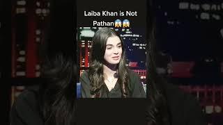 Laiba khan Is not pathan || Amazing Speach||