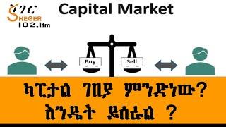 ካፒታል ገበያ ምንድነው? እንዴት ይሰራል ? Capital market  Sheger FM Werewoch