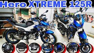 Hero Xtreme 125R modified Review - Exhaust Sound ! best 125cc Bike ?