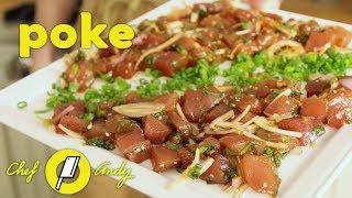 MAKING HAWAIIAN POKE (THE ANCIENT WAY) // Chef Andy