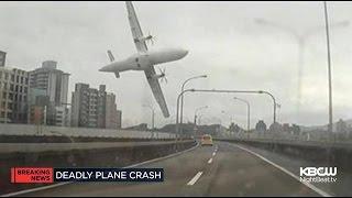 Plane Crashes In Taiwan River, Killing Some Passengers