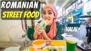 EXTREME ROMANIAN STREET FOOD TOUR *UNSEEN EUROPEAN HALAL FOOD | Immy and Tani