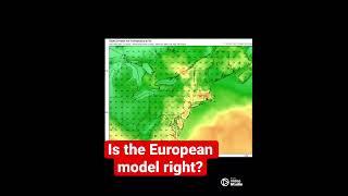 European model suggest a trough over the East next week #ryanhallyall #weatherforecast #weather