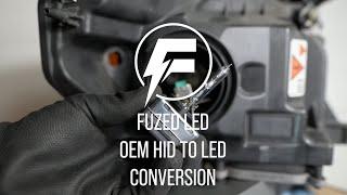 Factory HID headlight to LED Conversion: How to install