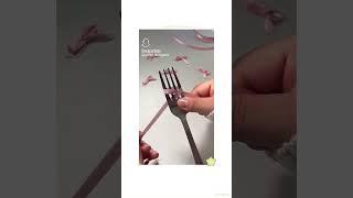   .  how to make a cute bow ! !  #shorts #trending #fyp #viral #views #manga #10million #edits