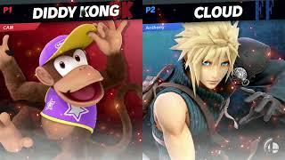 Supernova 2024 AnthonyIsntCool (Cloud) Vs. LightningCam (Diddy Kong)