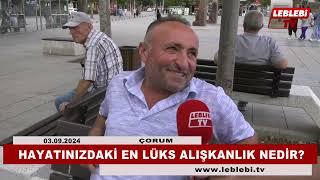 Hayatınızdaki en lüks alışkanlık nedir?