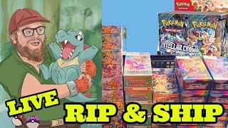 LIVE RIP AND SHIP - Pokemon Card Opening SURGING SPARKS / JAPANESE FULL RESTOCK / GIVEAWAYS