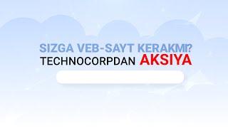 #aksiya  Sizga veb-sayt kerakmi? #technocorp #xosting #domen